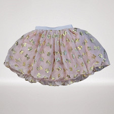 Disney Minnie Mouse Girls 3pc Pink Hoodie  Tulle Skirt Set, Size 5