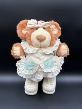 Furskins Persimmon Teddy Bear Plush Full Outfit Coleco 1985 Xavier Roberts
