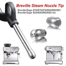 4-Hole Stainless Steel Replacement Steam Wand Tip for Breville / Sage Espresso