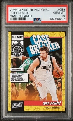 2022 Panini The National Luka Doncic Case Breaker CB9 /199 PSA 10 Mavericks SSP