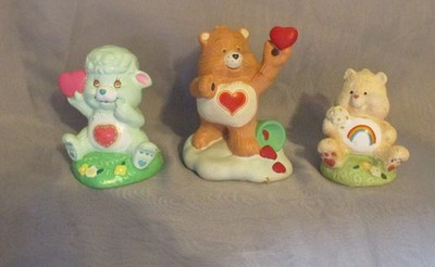 Vintage care bear ceramic trinket lot care bear cousins American greetings corp
