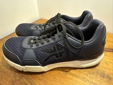Kuru Quantum Midnight Blue /White Leather Mesh Athletic Shoes Men's Size 11.5 M