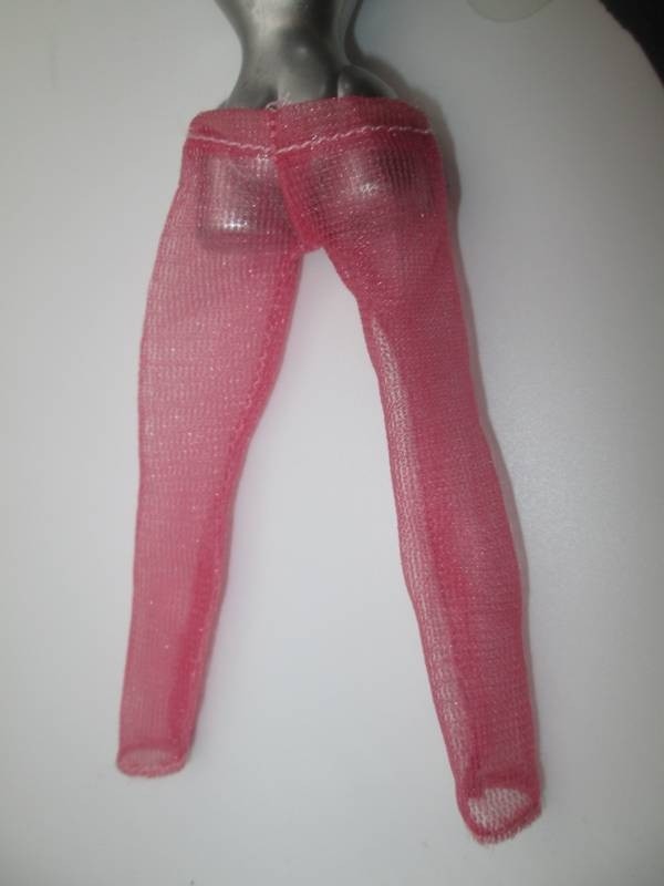 Ropa para muñeca Bratz ~❤️~ Leggings de nailon rosa "Ice Champions" #543