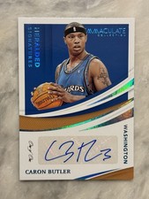 2020 Panini Immaculate Caron Butler 1/1 Platinum Auto Heralded One Of One