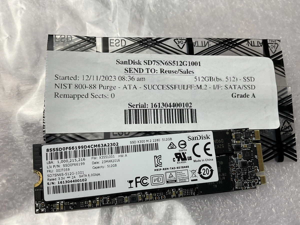 SanDisk 512 GB Solid State Drives for sale - eBay