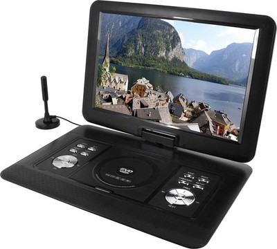 Soundmaster PDB1600SW tragbar, DVD-Player DVB-T2 HD-Tuner 15,4 Zoll, 300 Spiele