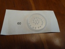 Kenner Spirograph  60 clear Replacement Wheel Gear Bar excellent condition