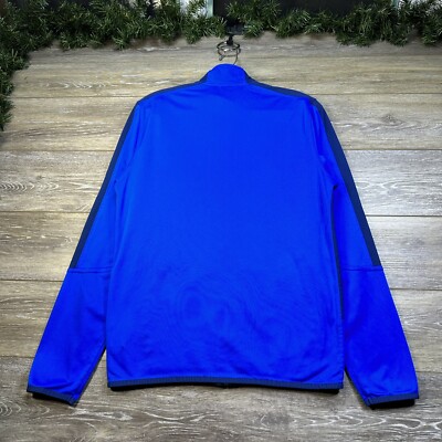 STARTER Jacket Size Small Blue Moisture Wicking Modern Sports Warm