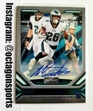 2019 PANINI PLAYBOOK BLUE MILES SANDERS RC/AUTO! 26/49! 1/1! JERSEY NUMBER!