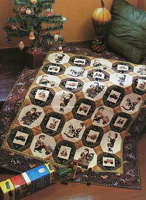 Santa's Workshop Quilt Pattern Pieced PC