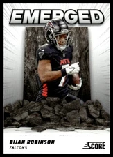2024 Score Emerged Bijan Robinson Atlanta Falcons #EM-BRN