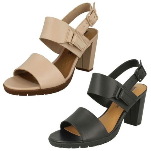 Damen Clarks mit absatz RiemchenSandaleeen kurtley Glanz Damen Clarks mit absatz RiemchenSandaleeen kurtley Glanz