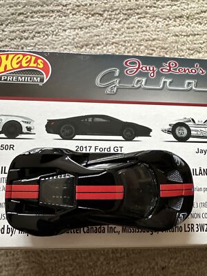 Hot Wheels Jay Leno's Garage Jay s FORD GT Black 2017 REAL RIDERS LOOSE New