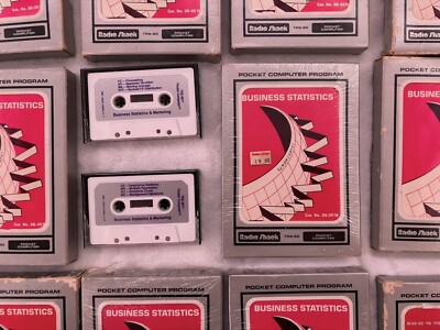 Radio Shack TRS-80 Pocket Computer PC-1, Business Statistics, Software, 26-3516