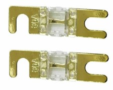 IMC Audio 80 Amp Mini ANL Fuse Gold for Car Audio Auto Marine Audio 2 Pack