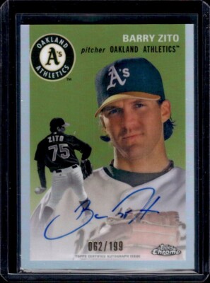 2023 Topps Chrome Platinum Anniversary Barry Zito Chrome Refractor