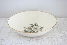 HOMER LAUGHLIN RY103 MAGNOLIA WHITE RHYTHM USA 9" Round Vegetable Serving Bowl