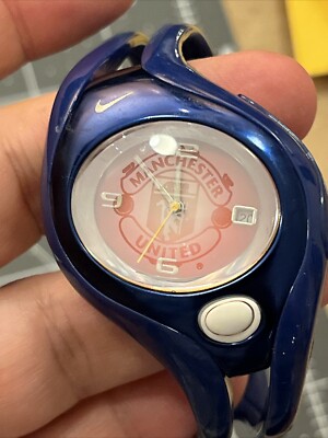 Nike Triax Manchester United Football Soccer watch blue Nike Triax Manchester United Football Soccer watch blue