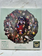 VTG 90s Hallmark Puzzle 500 Pcs Keepsake Ornaments Collection Wreath Shape NIB