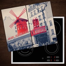 Glass Worktop Saver Ceramic Induction Hob Protector Cover Moulin Rouge