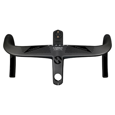 TOSEEK Aero Carbon ハンドル28.6mm 幅420 TOSEEK Full Carbon Fiber Drop Bar Integrated Bar Stem Road Bike