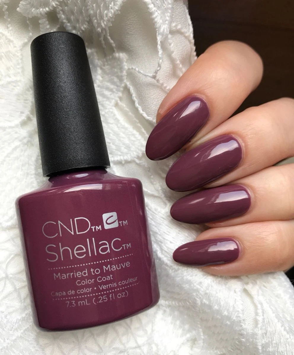 CND Shellac Gel Polish Married To Mauve - 7.3mL (.25 fl oz) | eBay