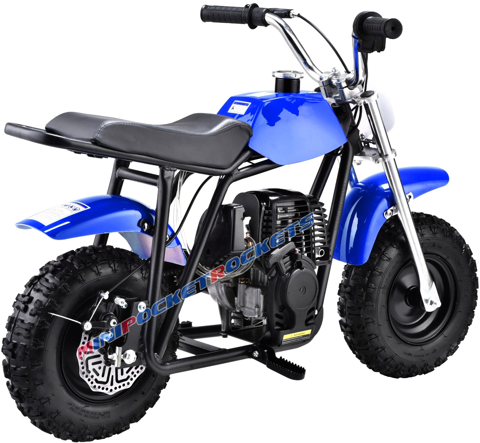 Chopper Bike Mini Motorcycle w/ Off Road Tires | 40cc Gas En