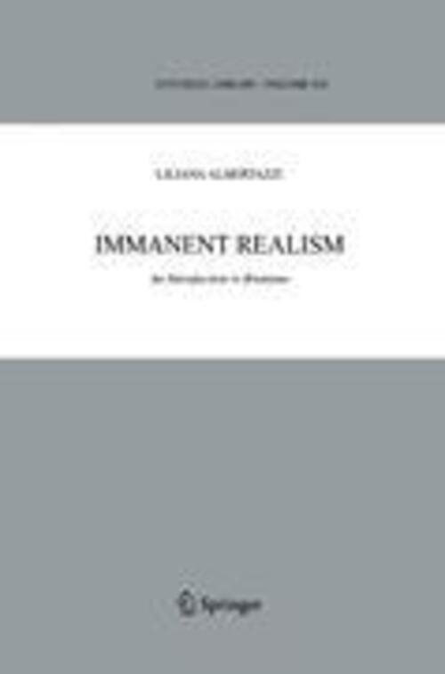Thumbnail - Liliana Albertazzi | Immanent Realism | Taschenbuch | Englisch (2012)