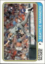 2023 Topps Heritage #178 Easton McGee   Rookie Seattle Mariners