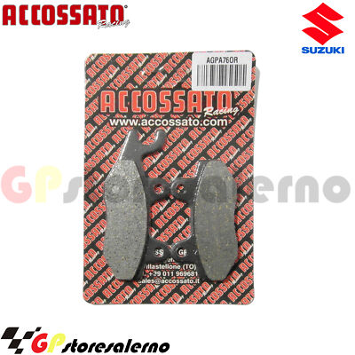 AGPA76OR ORGANIC PADS FRONT RECESSED SUZUKI 400 BURGMAN ABS 2015