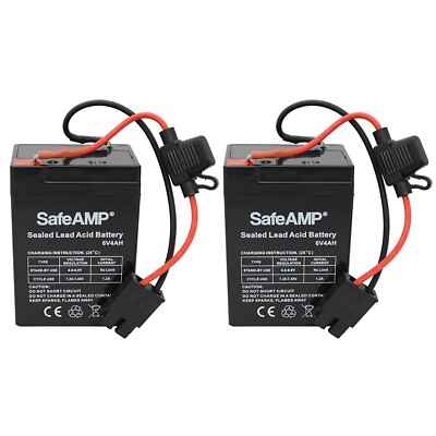 Safeamp Battery for Fisher- Power Wheels Toddler 6-volt Blue Pack