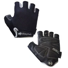 Chaptah Control Short Finger Cycling Gloves — XXL / Black —AUS STOCK— Bike