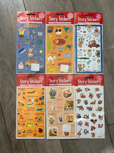 Peaceable Kingdom Presse Aufkleber Vintage Story Sticker Packs Käfer Schweine Katzen - Bild 1 von 2