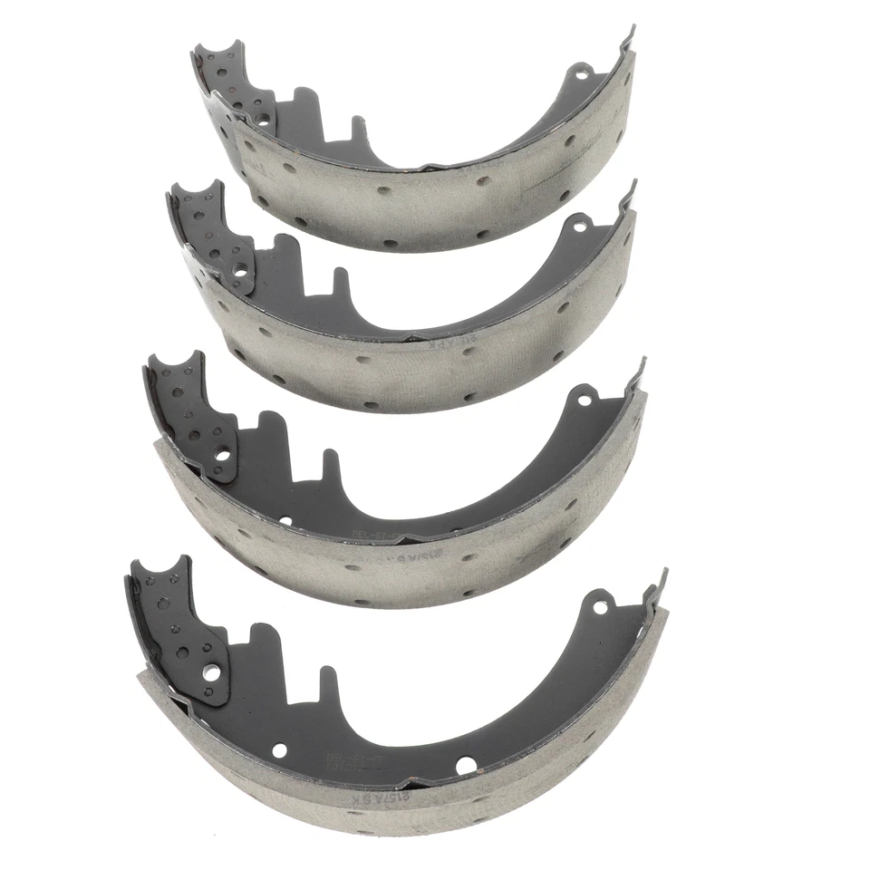 Juego de zapatas de freno de tambor trasero LS remachado genuino GM 1984-1991 18029651 Foto 2 de 4
