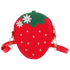 1PC Novelty Purses Crossbody Purse Strawberry Bag Kid Phone Bag Purse Handbag