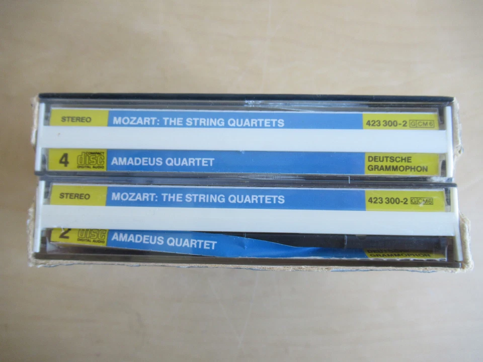 Amadeus Quartet-Mozart-Die Streichquartette-DGG 6er CD Box - Bild 3 von 4