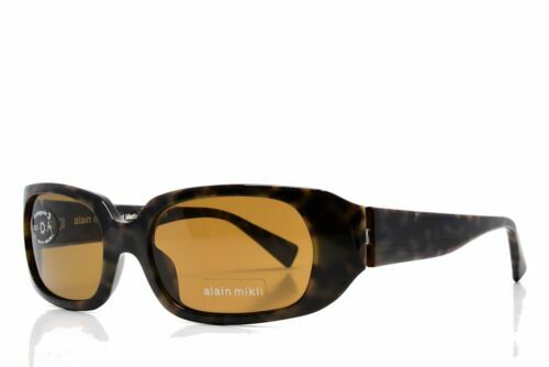 Alain Mikli x Alexandre Vauthier A05039 Edwidge Rectangular Sunglasses in Brown Alain Mikli x Alexandre Vauthier White/Pink A05039 Edwidge  main image 4