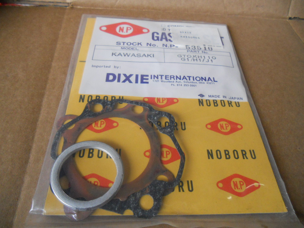 NOS Noburu Top End Engine Gasket Set Kit for Kawasaki GTO KH110 G1