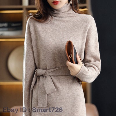 chinese dress ladies Women Long Dark Grey Wool Dress 4022 – Xiaolizi main image 0