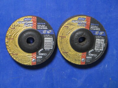NORTON  66243529887  4'' X 1/4'' X 5/8''  TYPE 27  NORZON  PLUS  WHEELS  10 PCS.