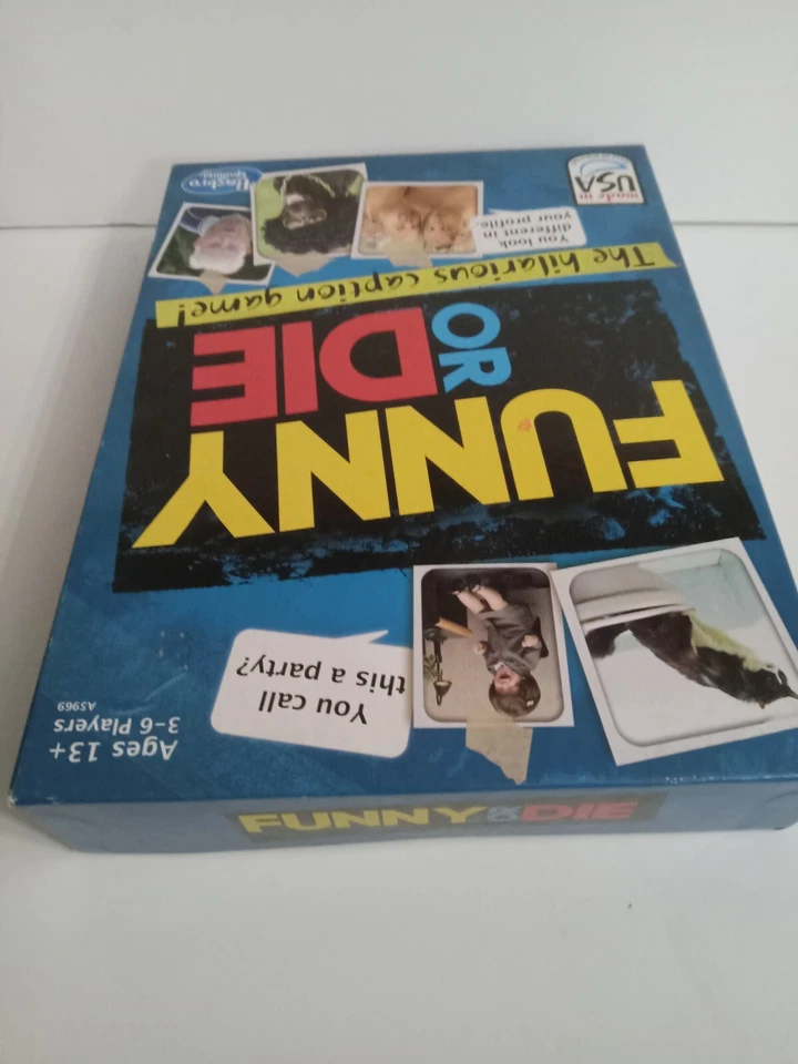 Hasbro Funny Or Die The Hilarious Caption Game Age 13+ 3-6 Players 100% Complete - Image 3 of 4