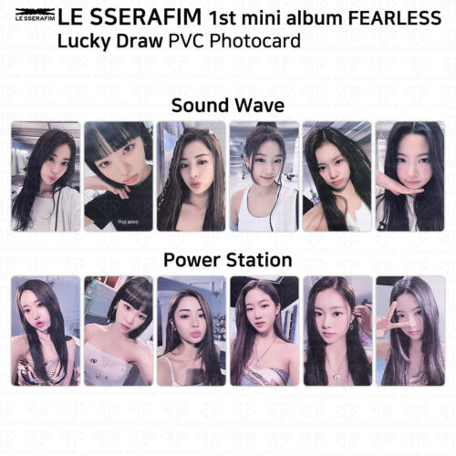 Le Sserafim 1er mini album fearless officiel tirage chanceux carte sondewave PS - Photo 1 sur 36