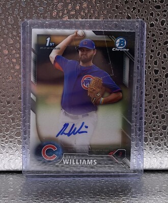 2016 Bowman Chrome 1st Ryan Williams Cubs Auto