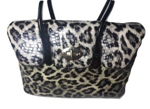 leopard print large bag