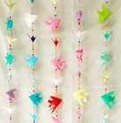 Hanging bead and woven fish Decor Door Window Aisle Home, Thai Retro art Carp