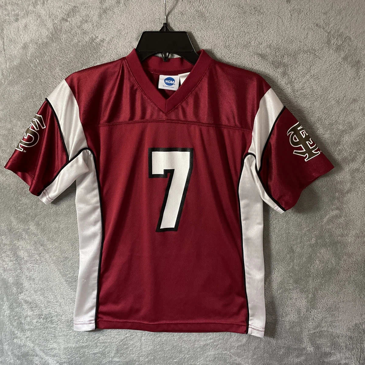 FSU NCAA Football Jersey Youth Large Florida State Shirt Sleeve
