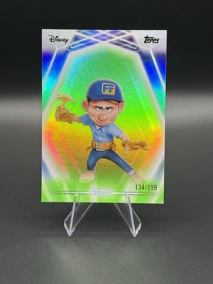 2026 Topps Disney Neon - Felix Neon Green /199 #108 Wreck It Ralph