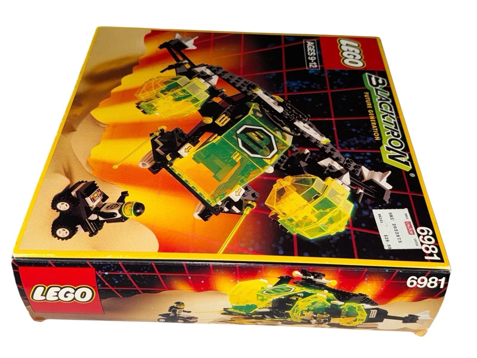 Lego Space BLACKTRON 6981 AERIAL INTRUDER Complete w/Box & Manual 1991 Vintage - Image 2 of 4