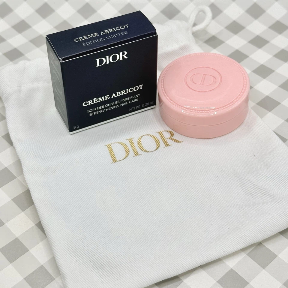 DIOR Crème Abricot Glowmania Ltd Ed Pink Nail Care Cream + Bolsa ••BNIB••🎁 - Imagem 4 de 4
