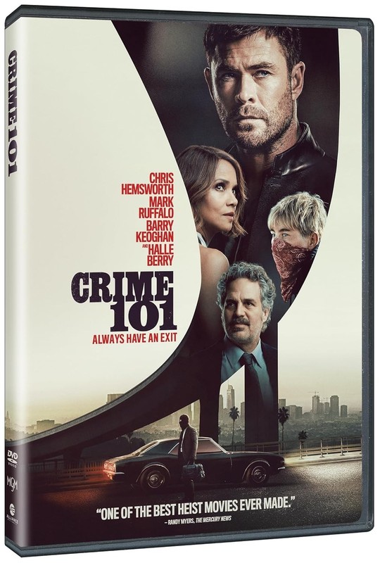 CRIME 101 [DVD, 6-31-2026] USA Crime/Drama Chris Hemsworth (Factory Sealed) NEW!